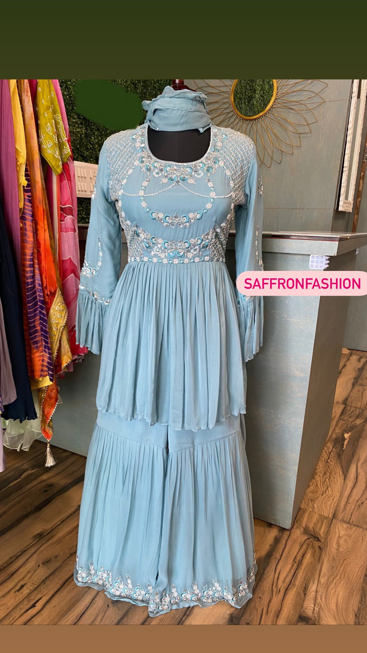 Neelema Firoza dress - Saffronfashionindia