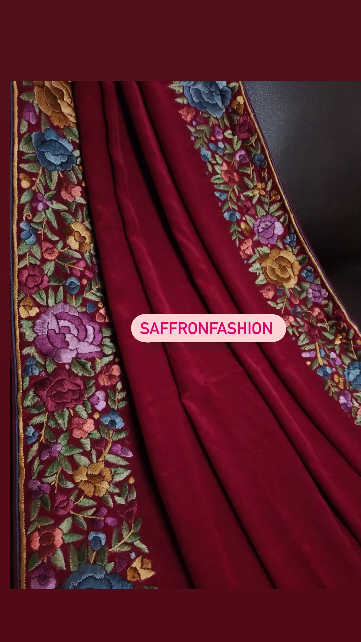 Haseena parsi gara dupatta - Saffronfashionindia