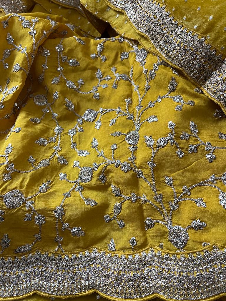 Nisani organza zari saree - Saffronfashionindia