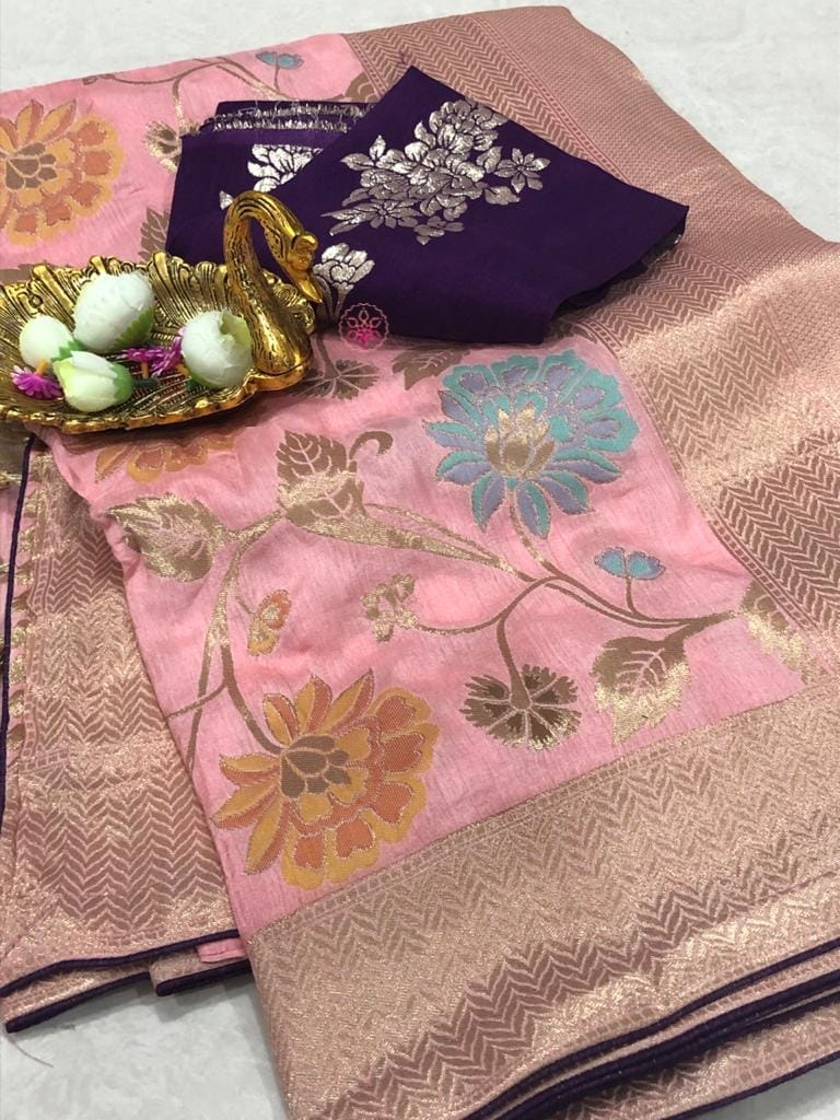 Rasam silk saree - Saffronfashionindia