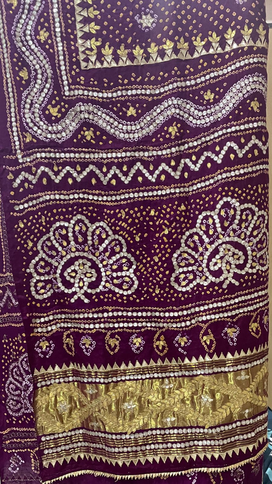 Guinea gaji silk dupatta - Saffronfashionindia