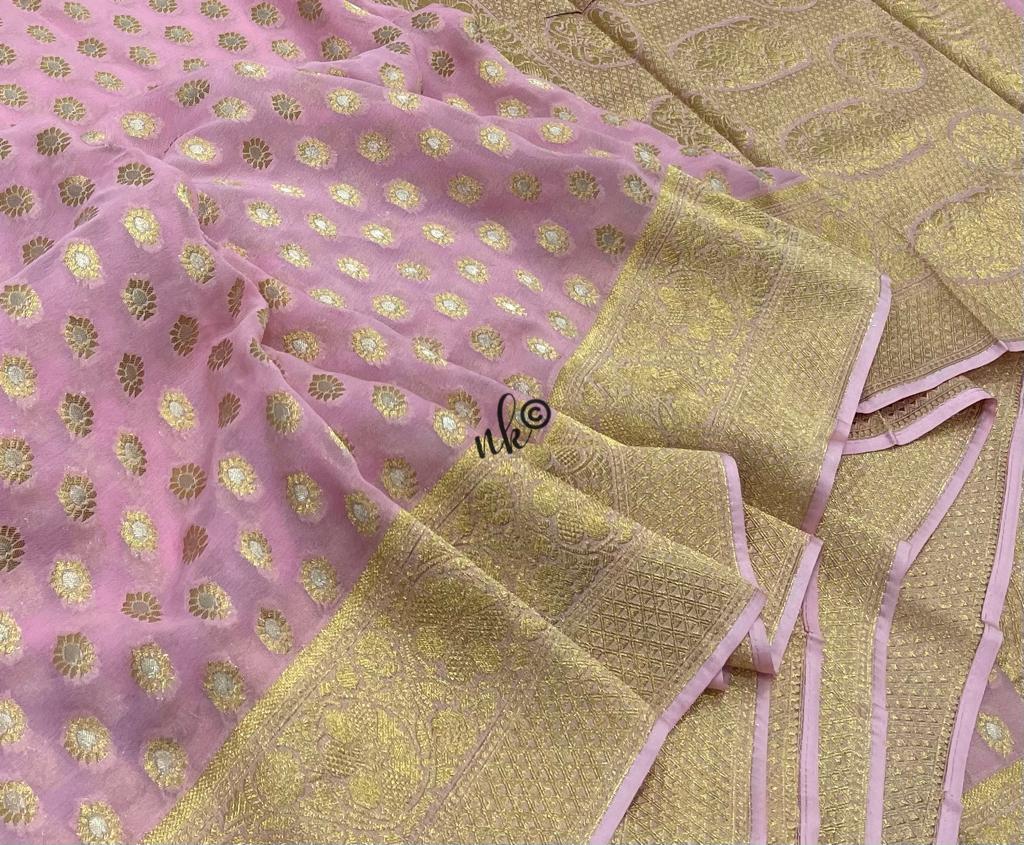 Vanis georgette saree - Saffronfashionindia