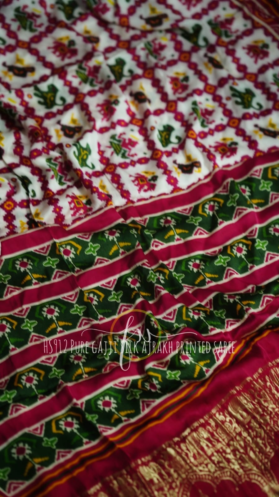 Patola  handmade saree - Saffronfashionindia