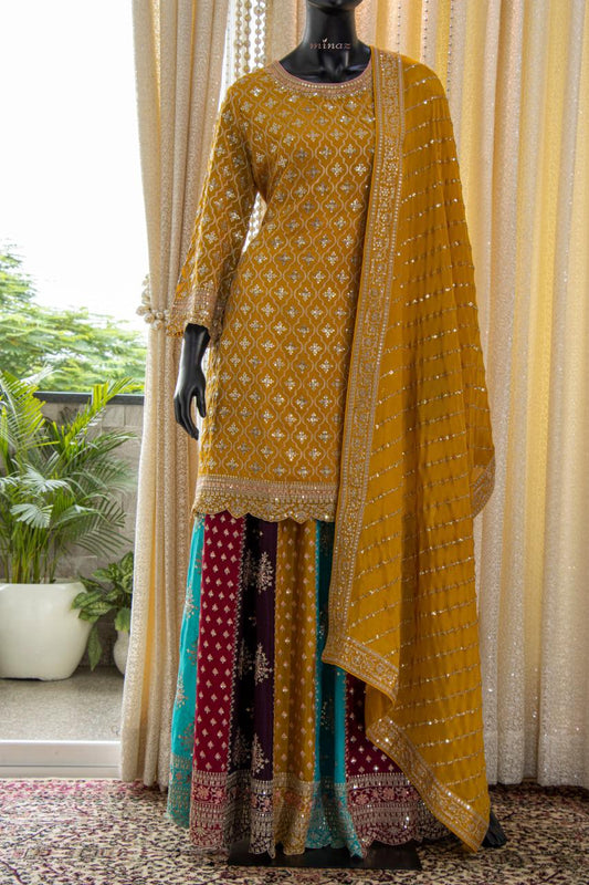 Ruksana Pakistani dress - Saffronfashionindia