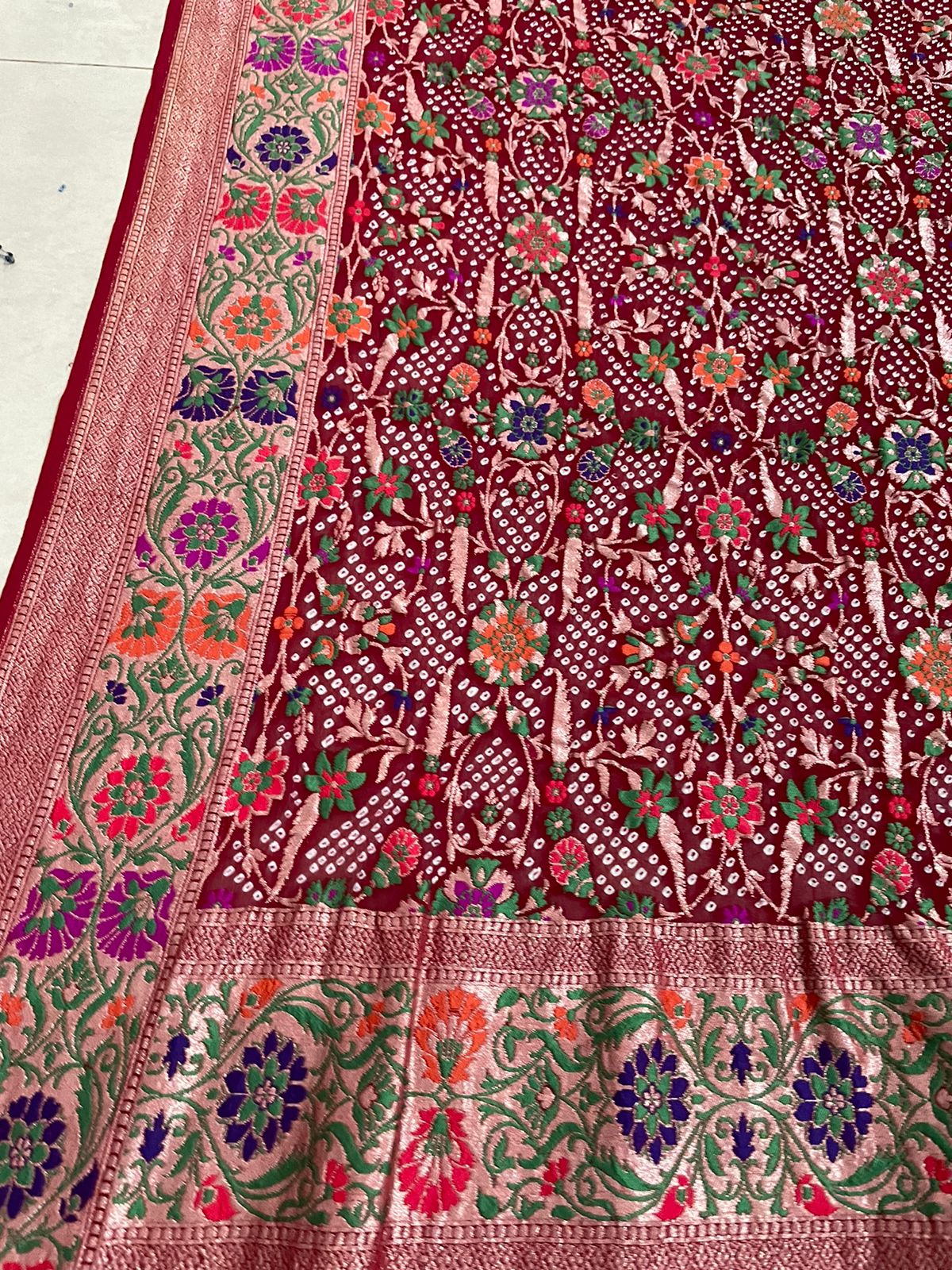 Marjaani inspired banarsi dupatta - Saffronfashionindia