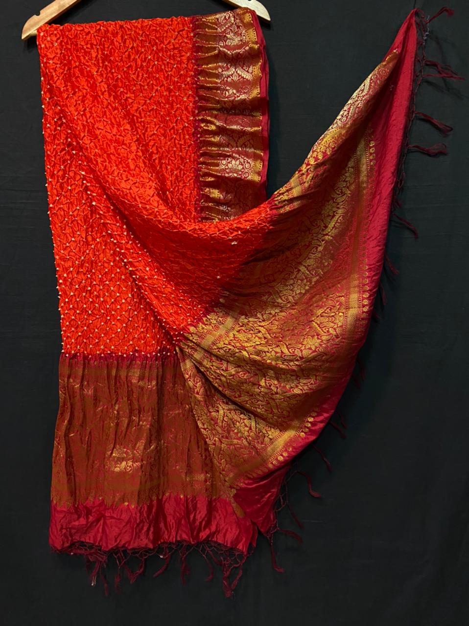 Xenish kanjivaram dupatta - Saffronfashionindia