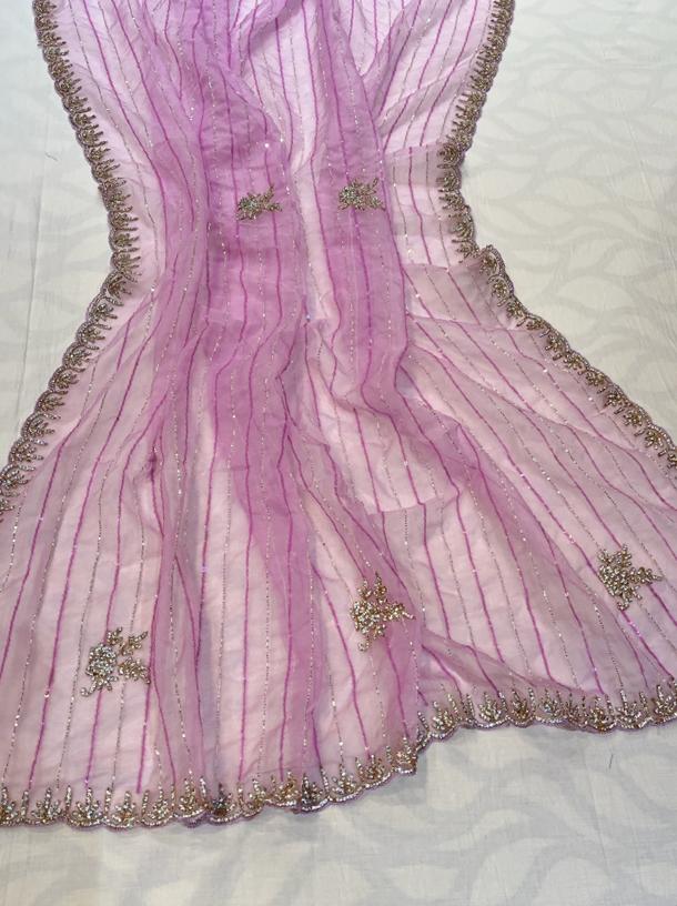 Aisle zarkan saree - Saffronfashionindia