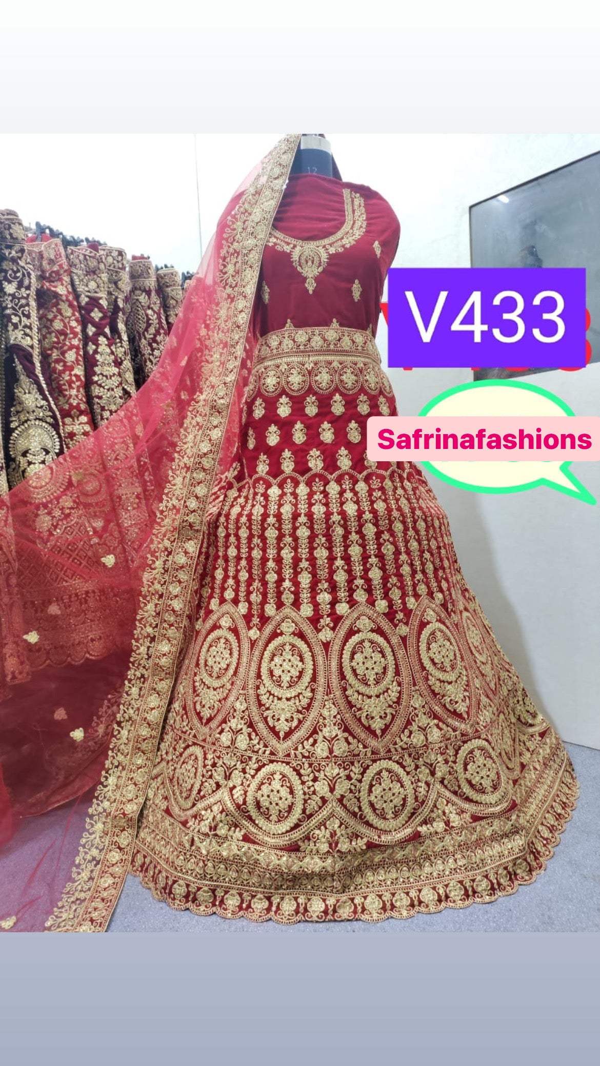 Kinjal bridal lehangas - Saffronfashionindia