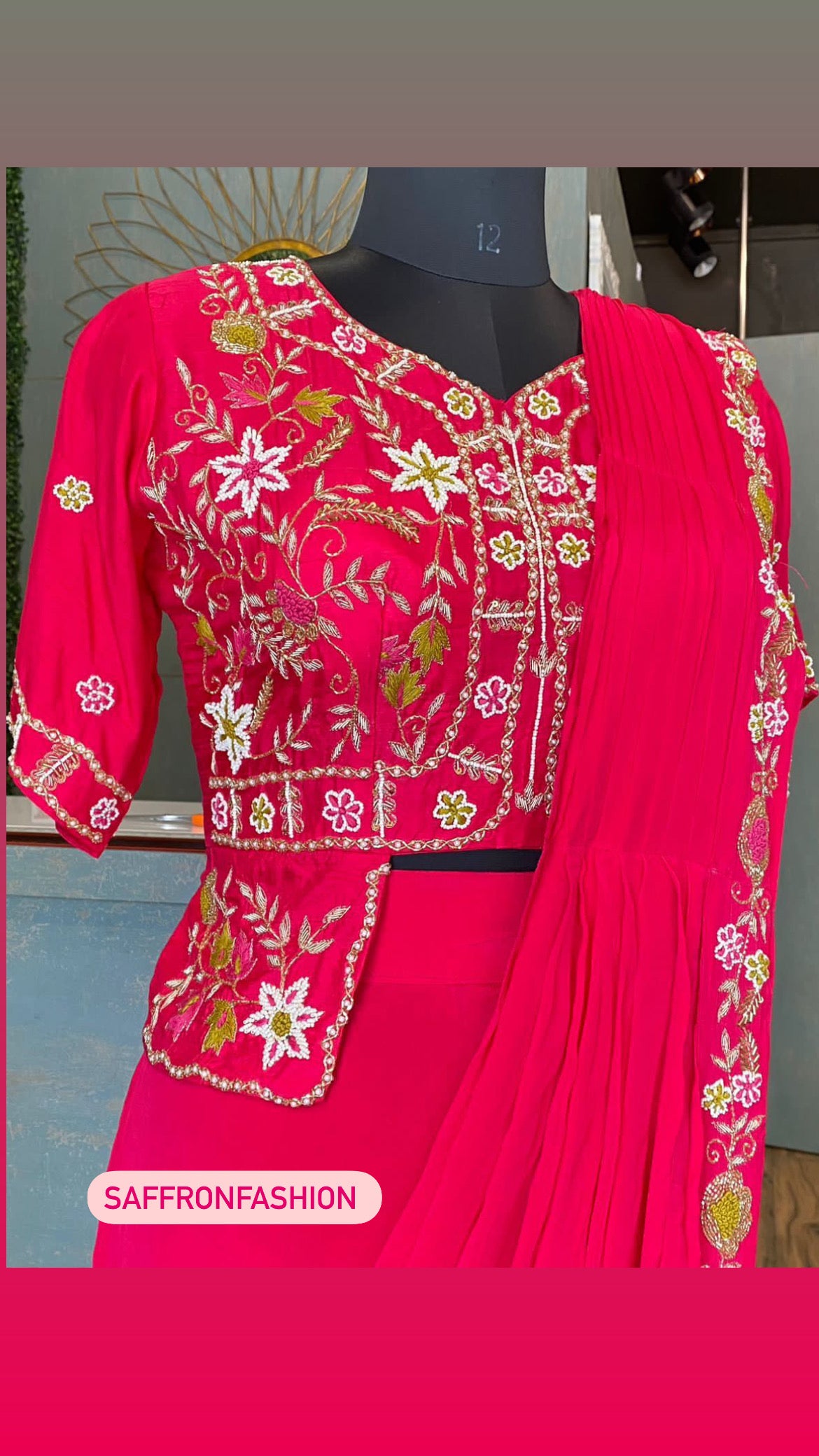 Rubina indowestern dress - Saffronfashionindia