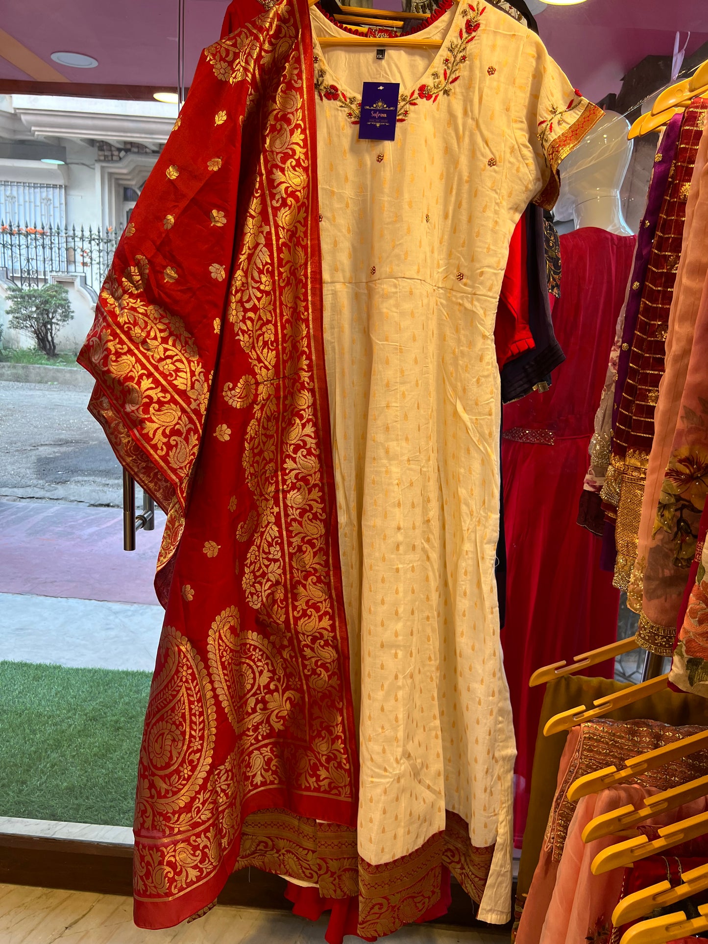 Ranisha Kurti dupatta set - Saffronfashionindia