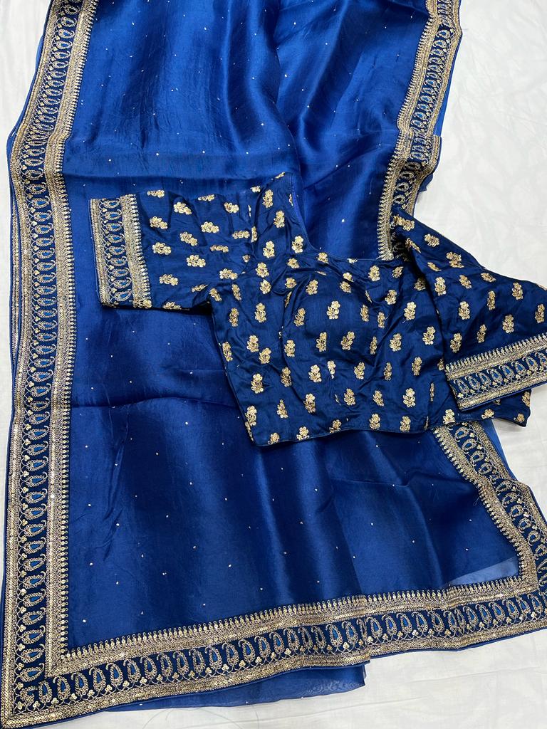Sabyasachi inspired Mukesh saree - Saffronfashionindia