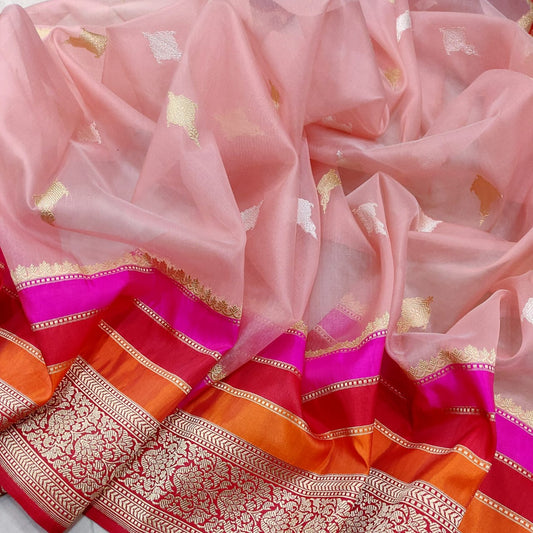 Shivani kora saree - Saffronfashionindia