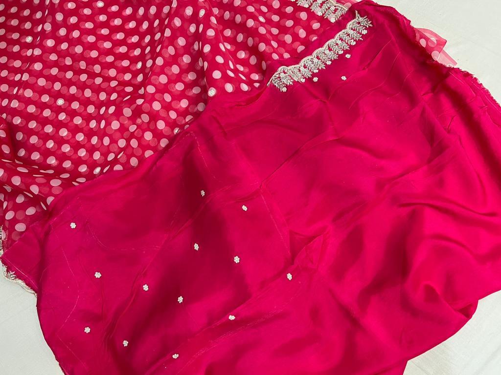 Falecia moti jarkan saree - Saffronfashionindia