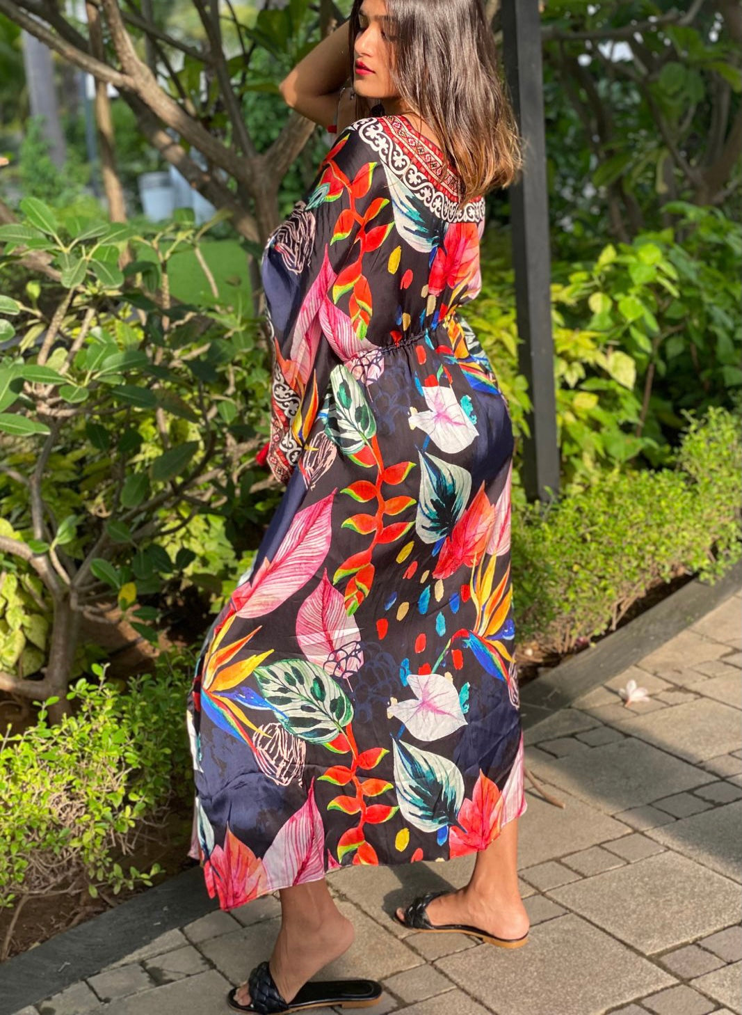 Boehmeian kaftan - Saffronfashionindia