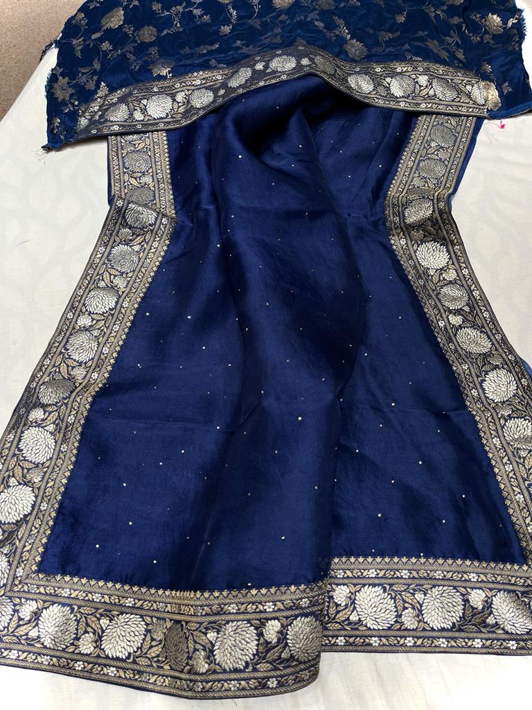 Lipika organza saree/lovely sari - Saffronfashionindia