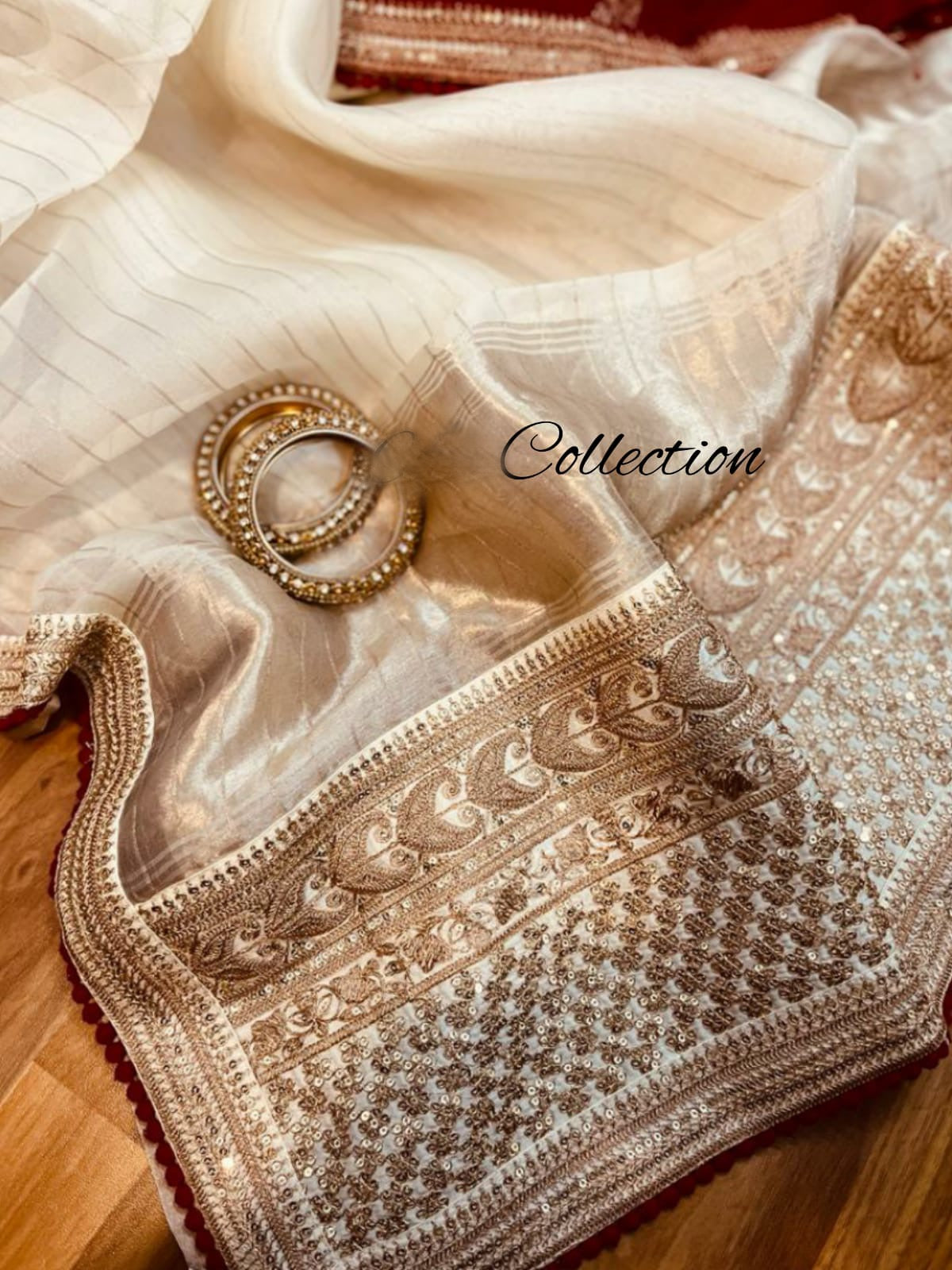 Shashi organza weaved saree - Saffronfashionindia