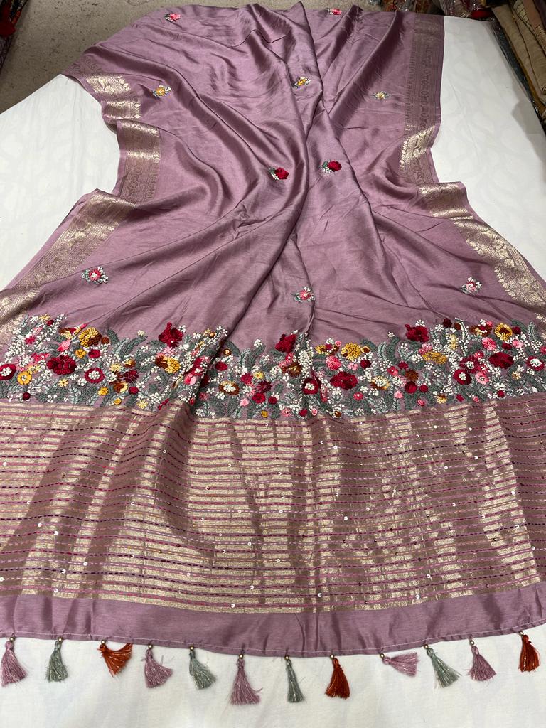 Munga silk saree - Saffronfashionindia