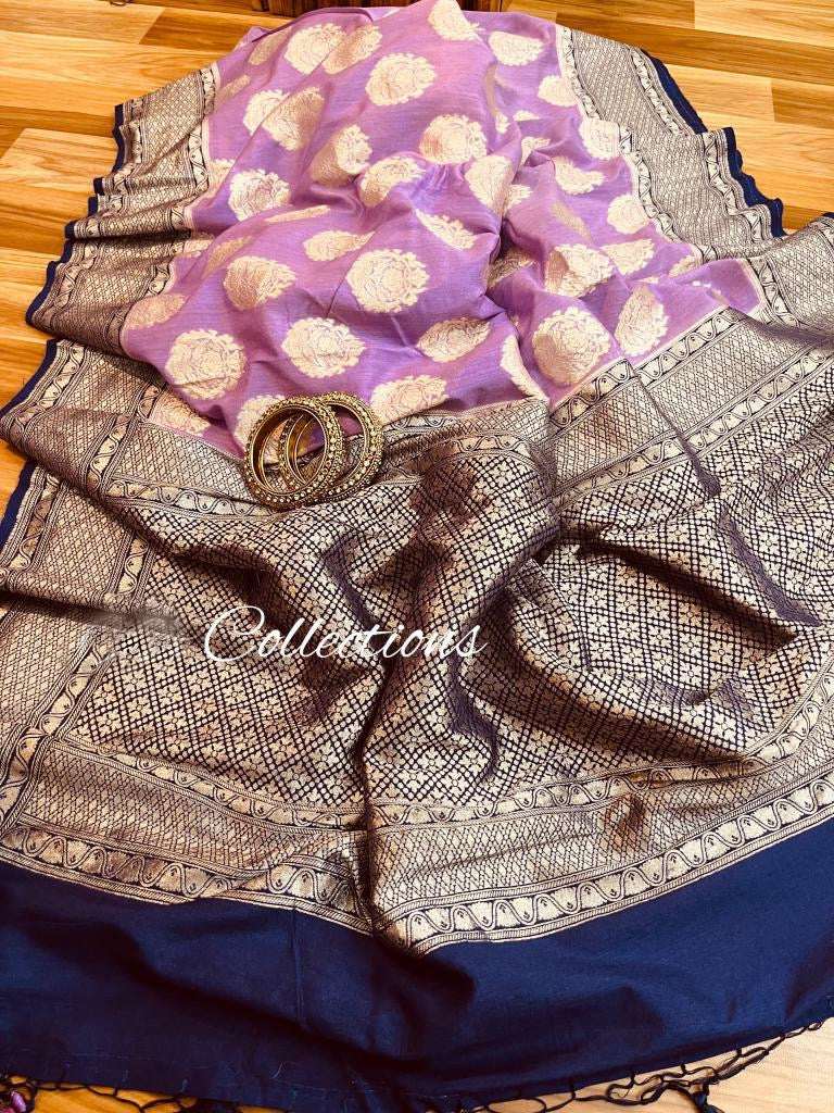 Anishka banarsi weaved saree - Saffronfashionindia