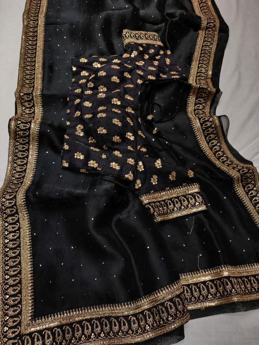 Sabyasachi inspired Mukesh saree - Saffronfashionindia