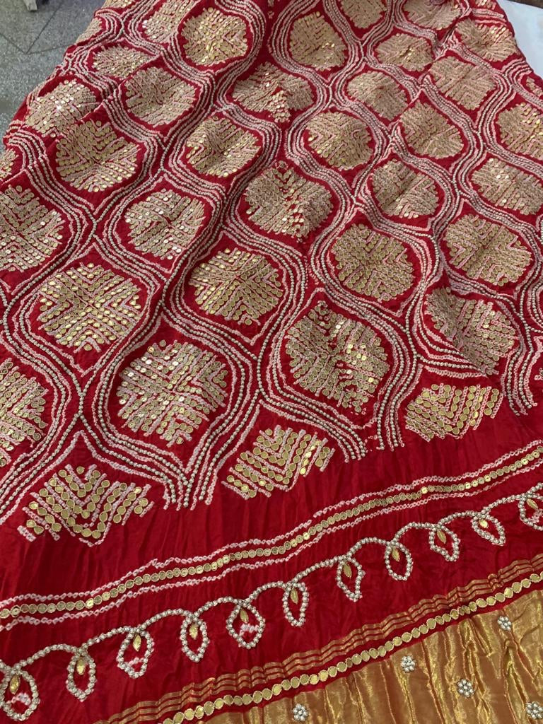Hishani gajji silk dupatta - Saffronfashionindia