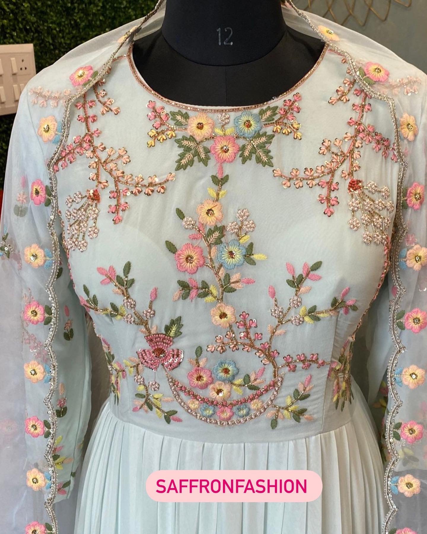 Anarkali dress - Saffronfashionindia