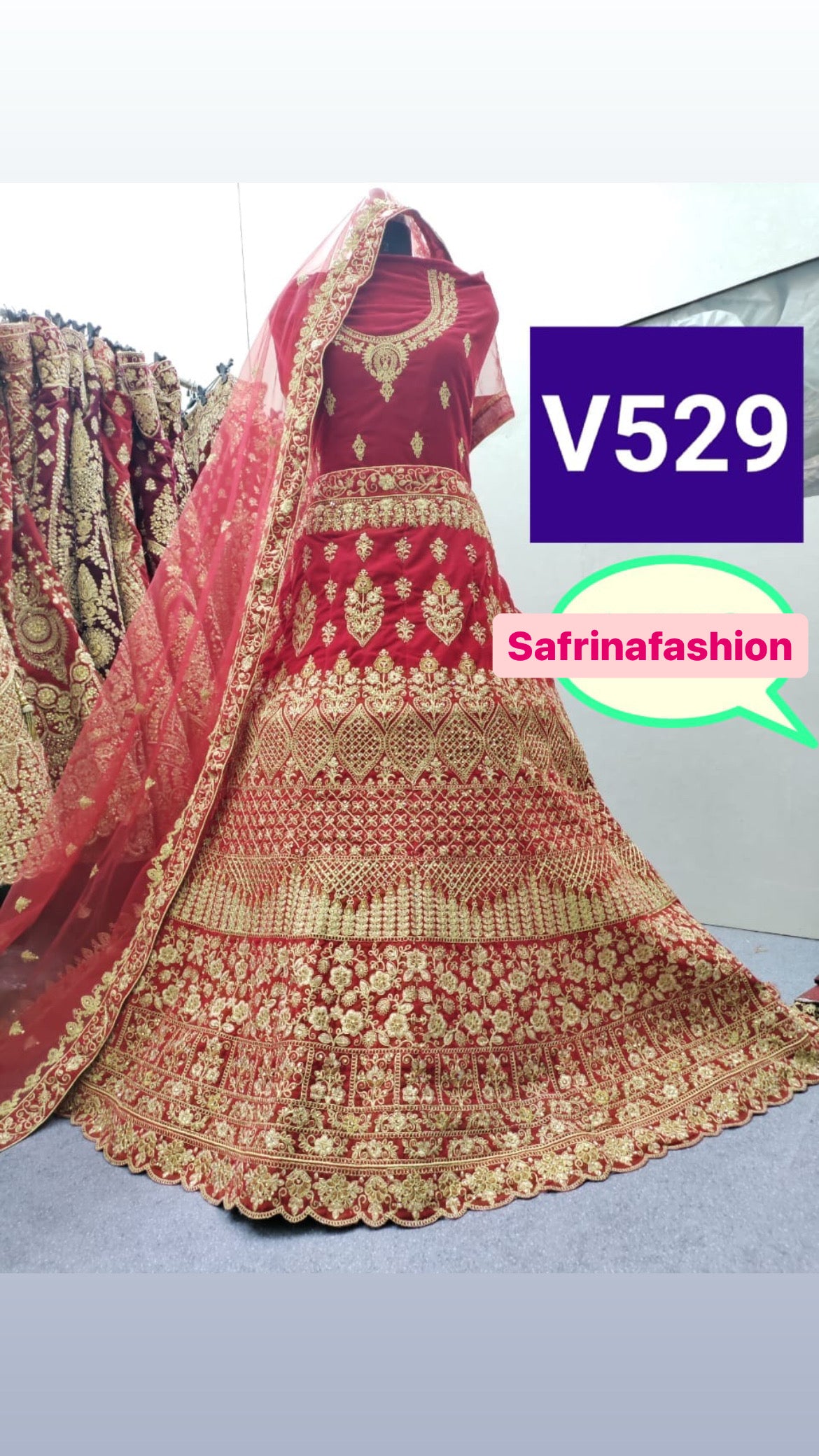 Kinjal bridal lehangas - Saffronfashionindia