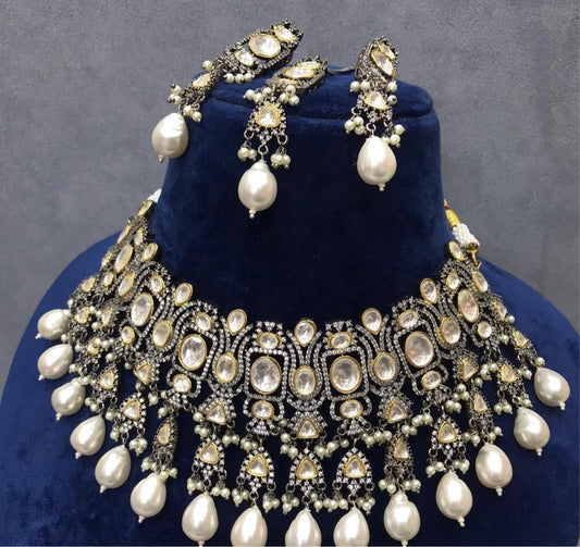 Abeli choker set - Saffronfashionindia