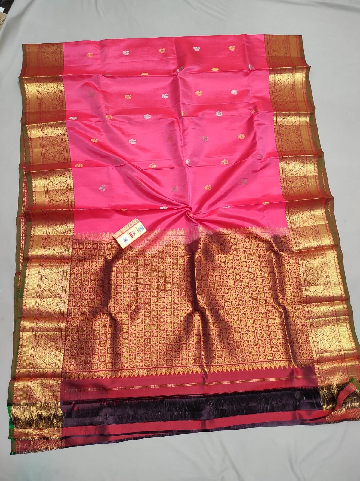 Kanchipuram dupatta - Saffronfashionindia