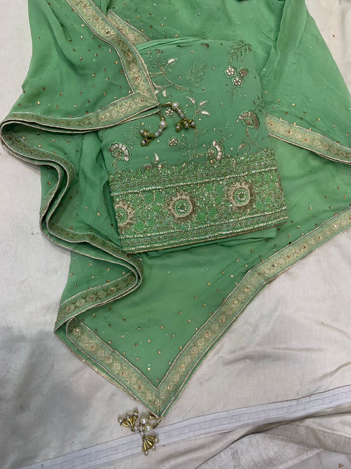 Malvika salwar suit - Saffronfashionindia