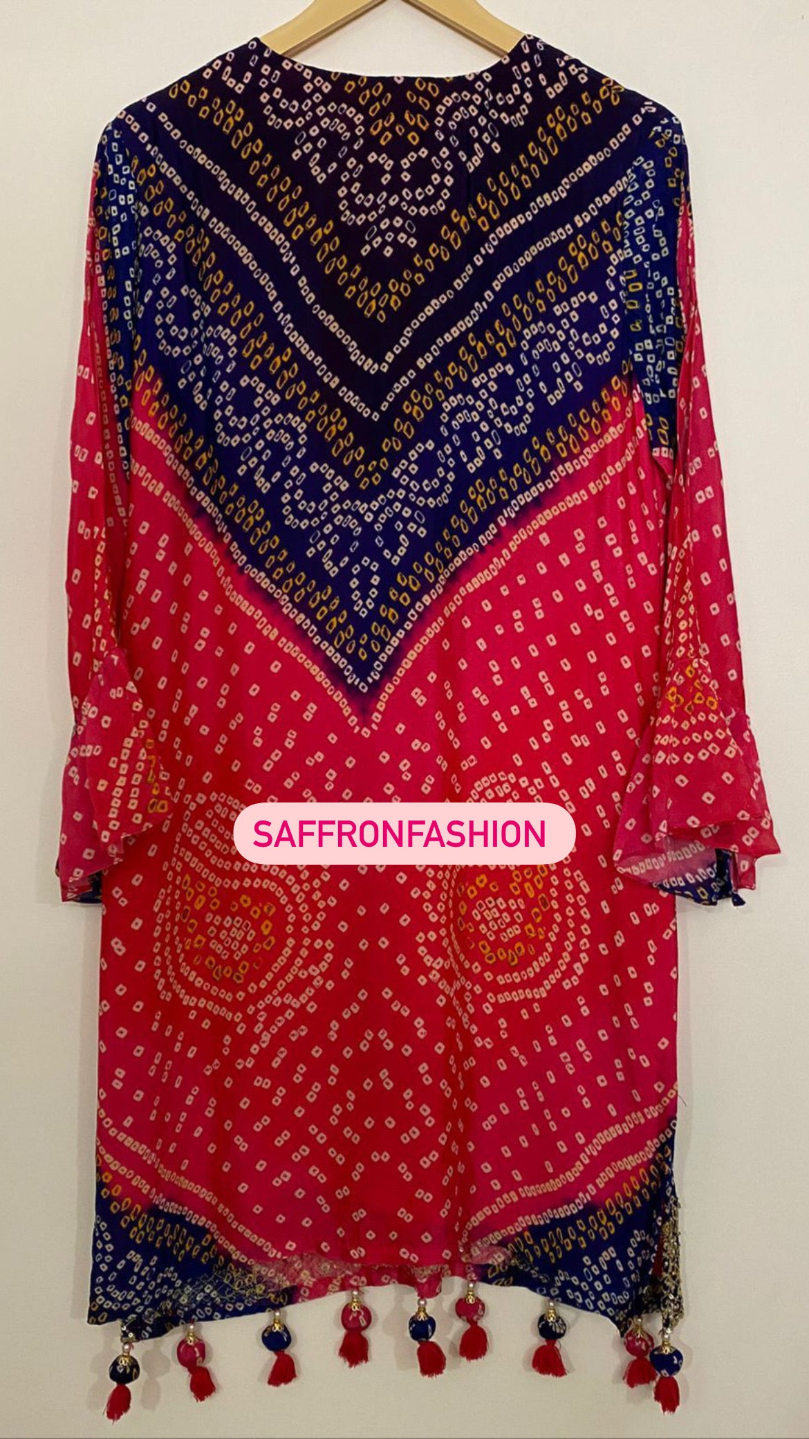 Bandhani salwar suit - Saffronfashionindia