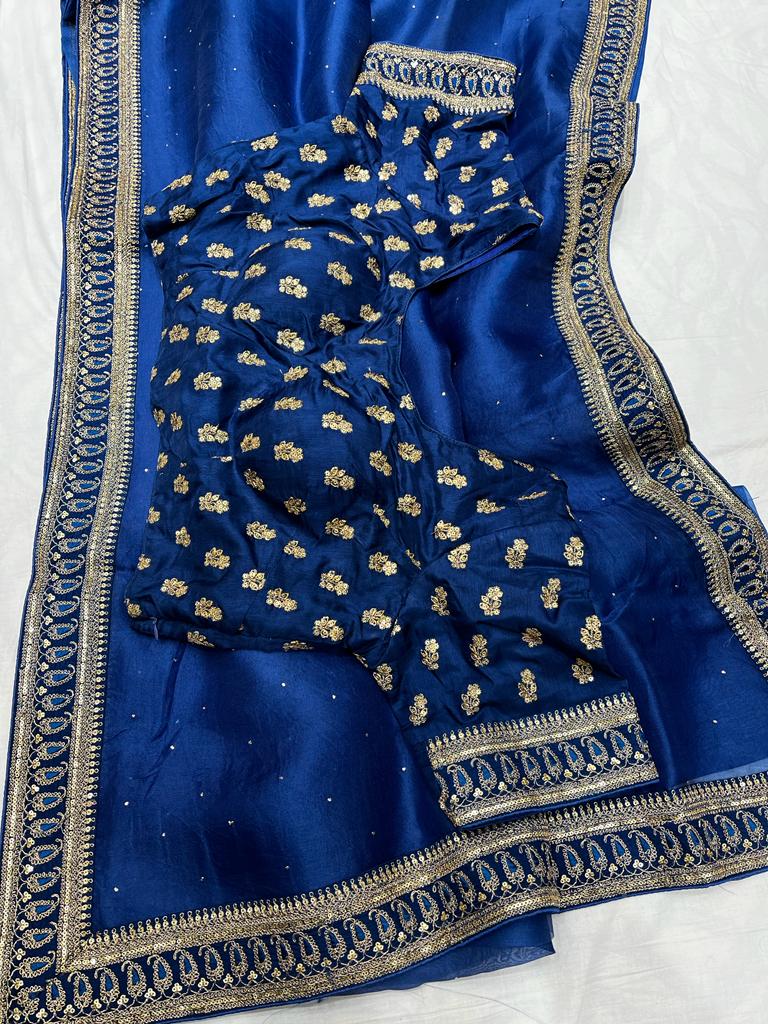 Sabyasachi inspired Mukesh saree - Saffronfashionindia