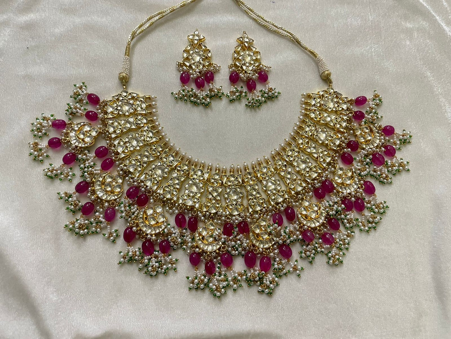 Gulabi necklace set - Saffronfashionindia