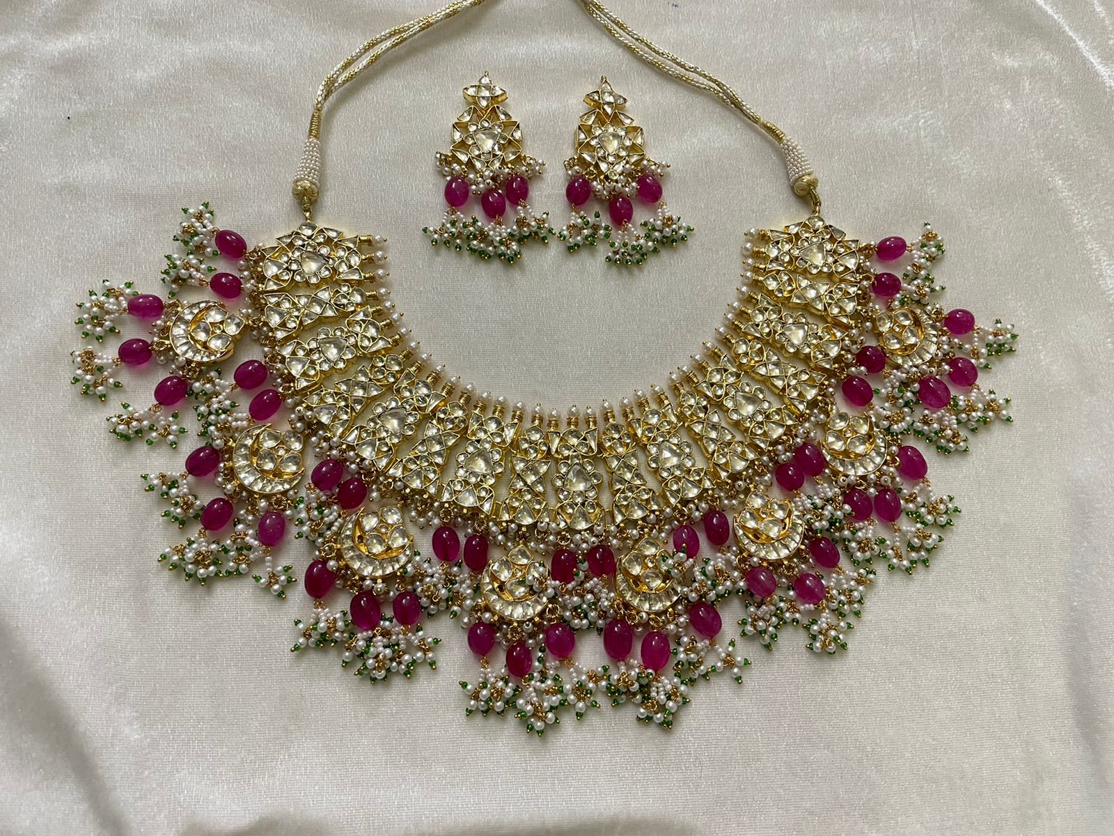 Gulabi necklace set - Saffronfashionindia