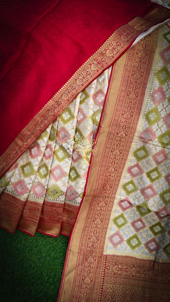 Rimjhim soft silk saree - Saffronfashionindia