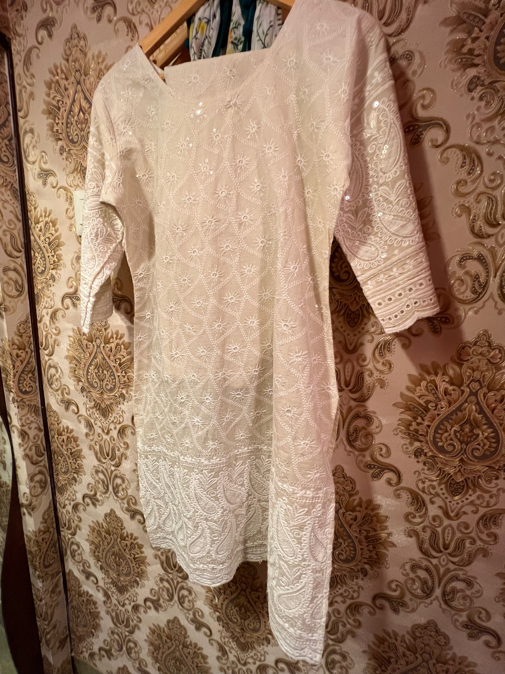 Chikankari Kurti set - Saffronfashionindia