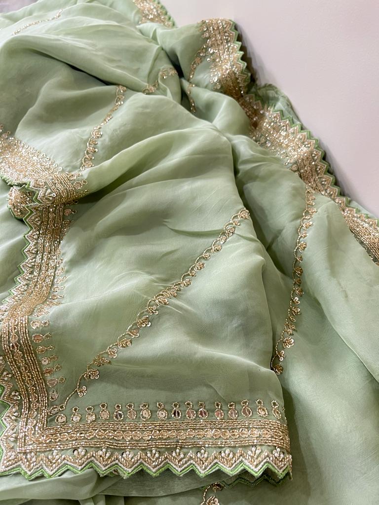 Nivesha organza saree - Saffronfashionindia