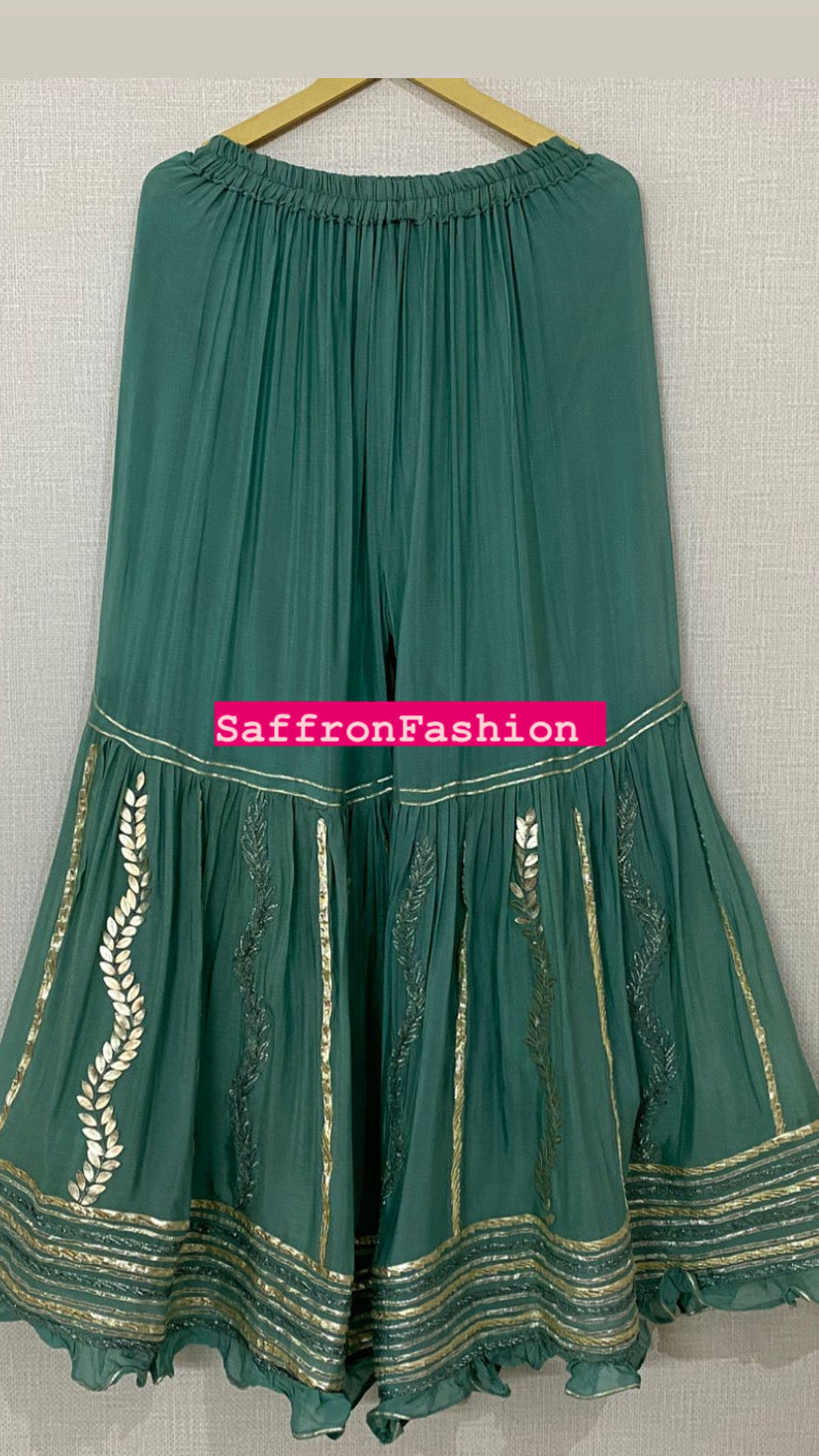 Ravish gharara dress - Saffronfashionindia