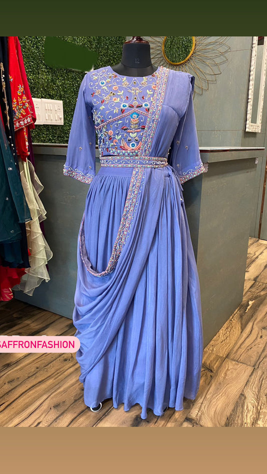 Kiwik indowestern dress - Saffronfashionindia