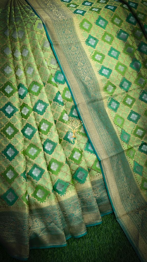 Rimjhim soft silk saree - Saffronfashionindia
