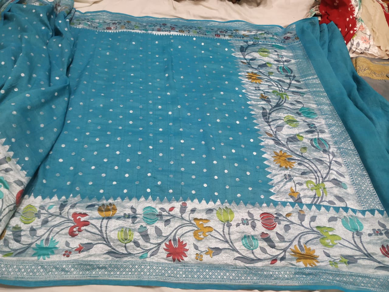 Tussar handloom saree - Saffronfashionindia
