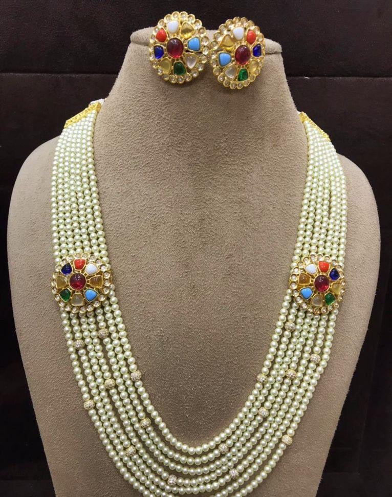 Morni Mala necklace set - Saffronfashionindia