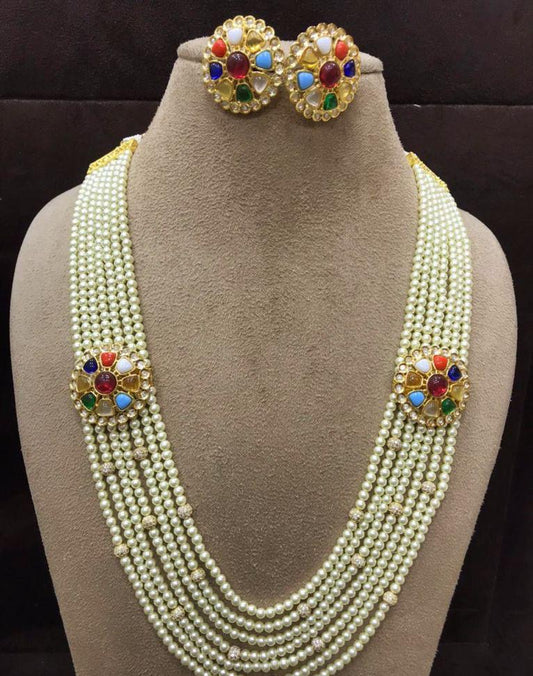Morni Mala necklace set - Saffronfashionindia