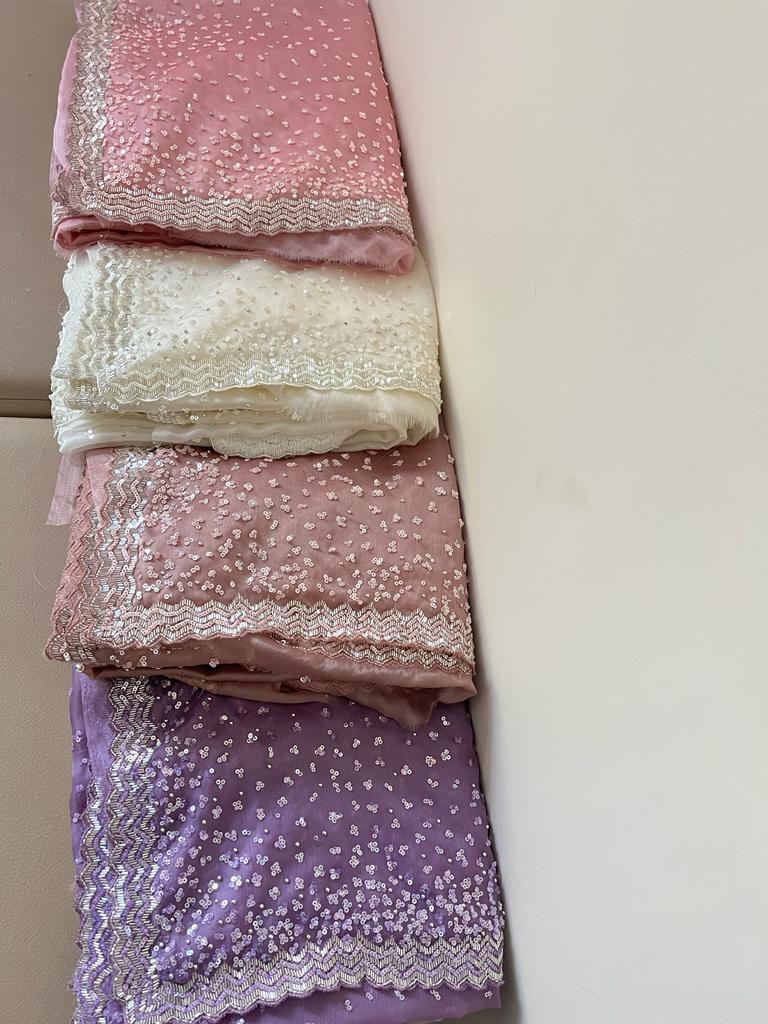 Trending organza saree - Saffronfashionindia