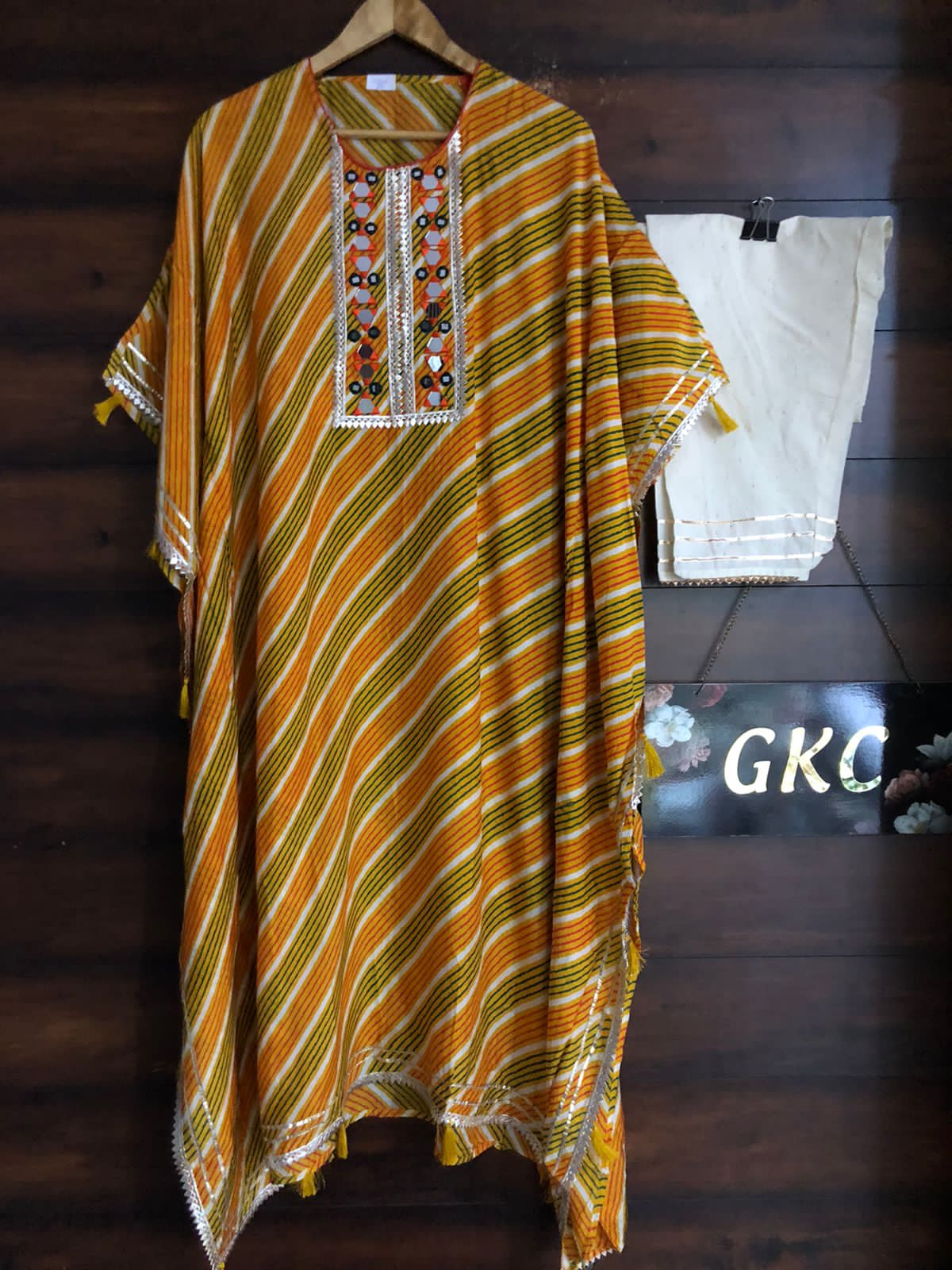 Sonika kaftan set - Saffronfashionindia