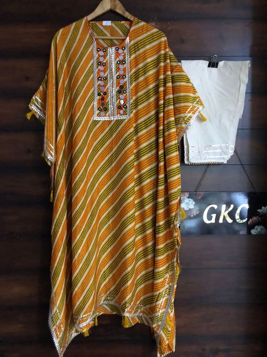 Sonika kaftan set - Saffronfashionindia
