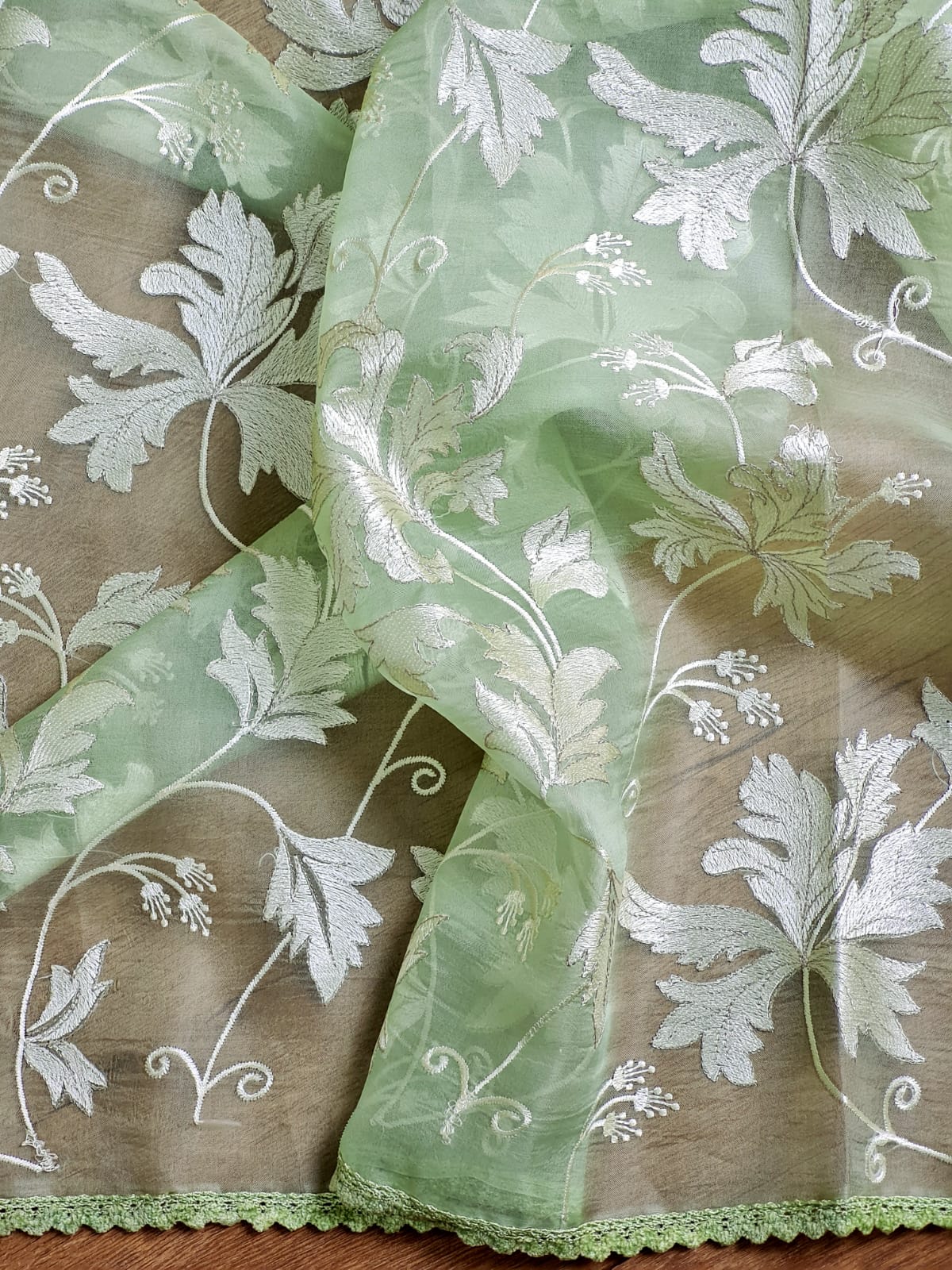 Ravines organza saree - Saffronfashionindia