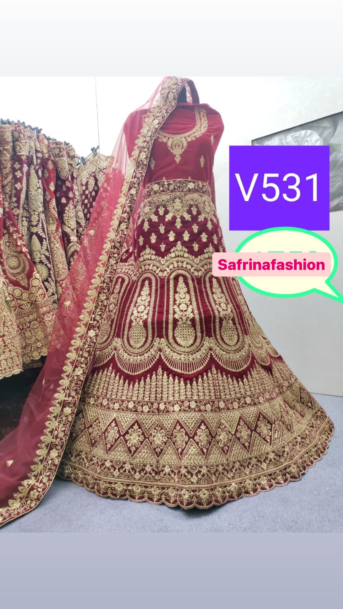 Kinjal bridal lehangas - Saffronfashionindia