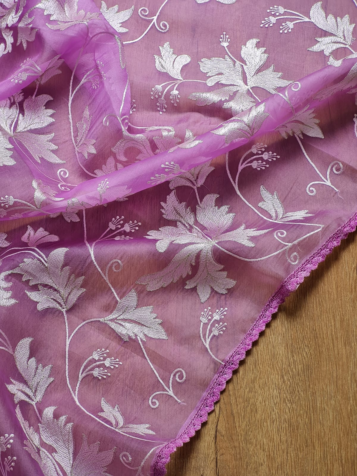Ravines organza saree - Saffronfashionindia