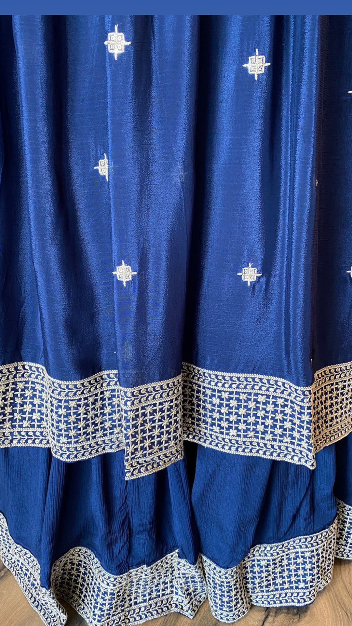 Fenicia Royal blue dress - Saffronfashionindia