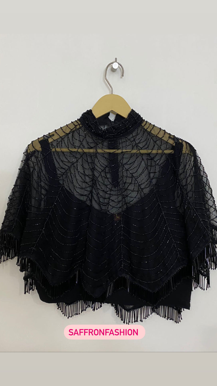 Black hot indowestern dress - Saffronfashionindia